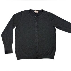 Women’s Philosophy Gray Button Up Cardigan Sweater size L